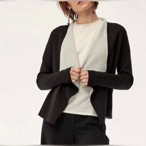 Babaton Aritzia Lyle Cardigan Black and Grey xS